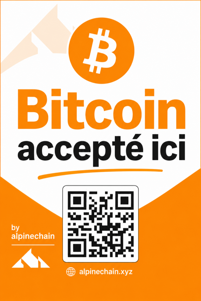 Bitcoin accepté à Annecy
